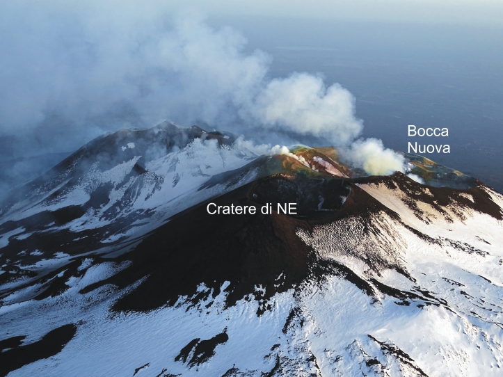 Crateri Sommitali Etna 25 aprile 2018